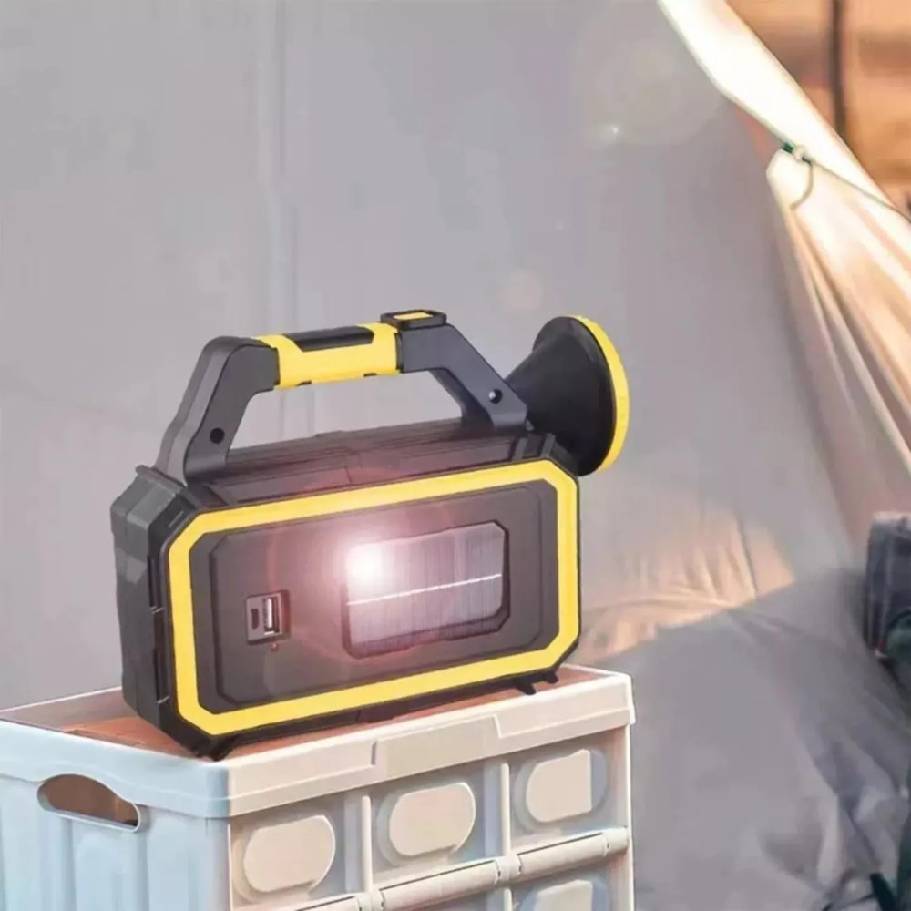 Linterna Led Solar Recargable luz blanca
