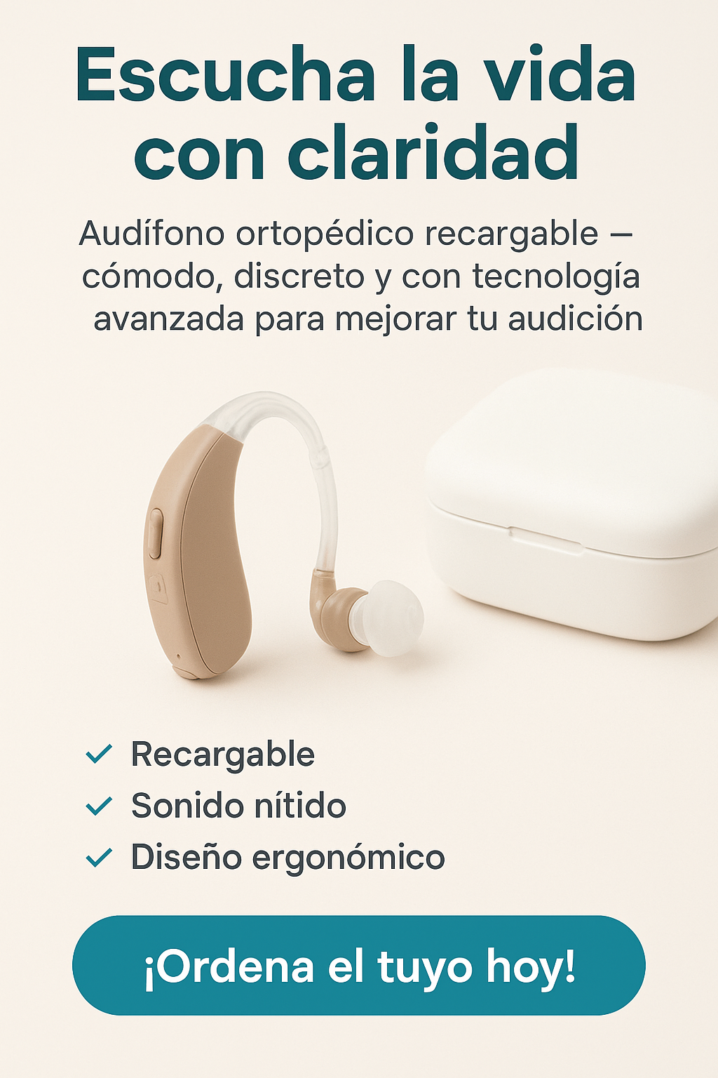 Audífono Ortopédico Para Sordera