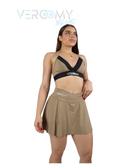 Conjunto deportivo de Falda Short y top VercomyBlue